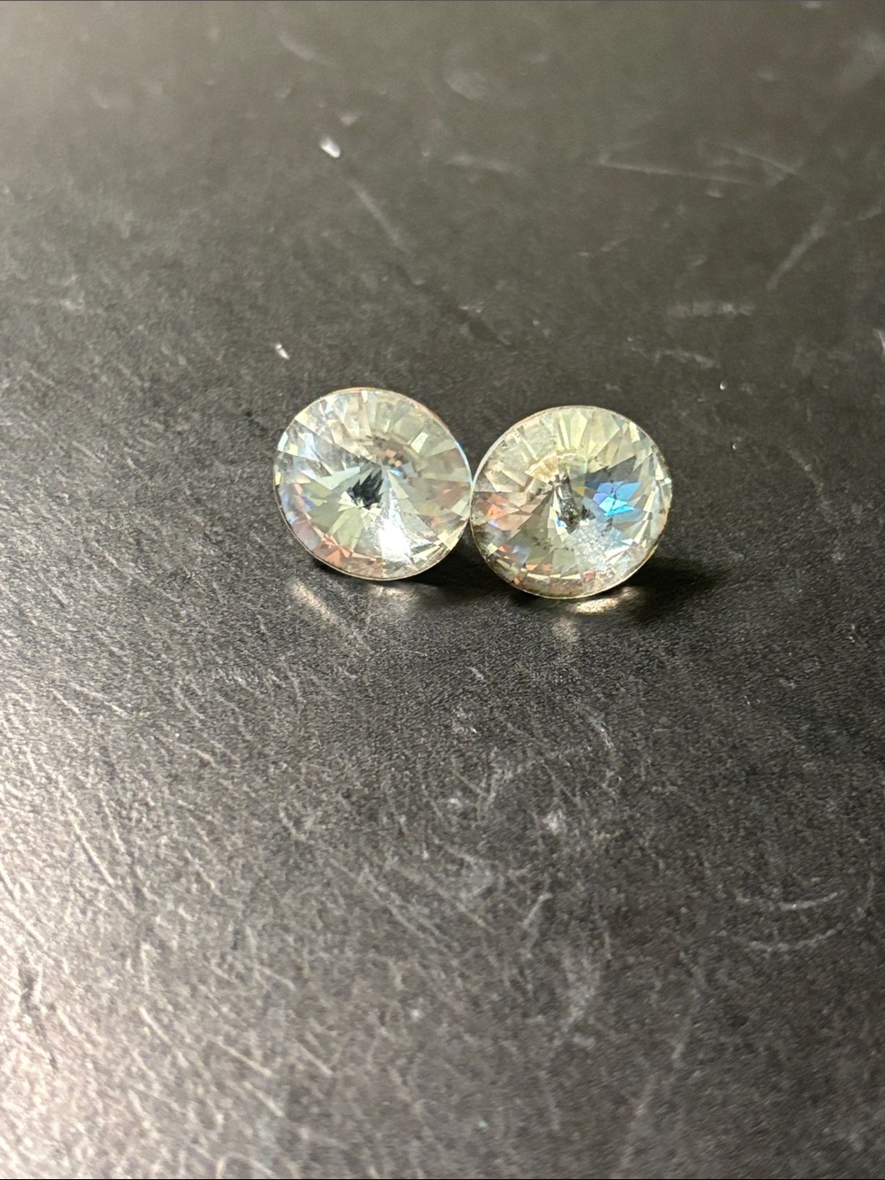 Crystal stud earrings